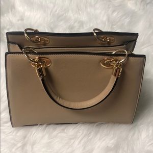 Tan Faux Leather Purse